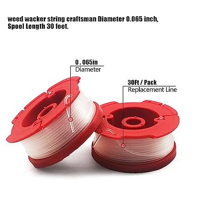 Spool 6 + 1 Pack 30ft 0.065 Line String Trimmer Replacement Spool