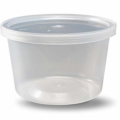 DuraHome - Deli Food Storage Containers With Lids 32 Ounce, Quart Pack of  24 