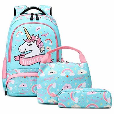 LEDAOU Lunch Backpack Kids Backpacks with Lunch Compartment Boys Girls  Bookbag Insulated Lunch Bag for Preschool Elementary (Rainbow Blue) - Yahoo  Shopping