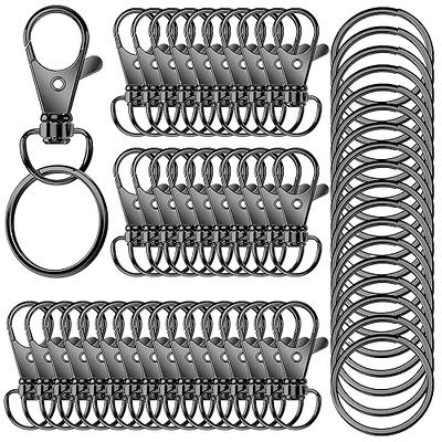 Semetall 10Pcs Black Swivel Snap Hooks Set,Mini Lanyard Snap Hooks with Key  Chain Rings for Lanyard Clip,Keychains Jewelry DIY Crafts - Yahoo Shopping