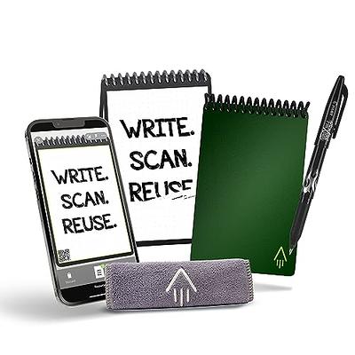 Rocketbook Core Smart Reusable Notebook - Black, 8.5 x 11, Lined 