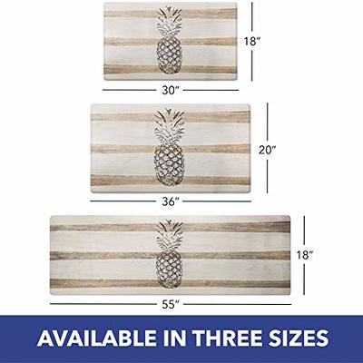 COSY HOMEER Soft Kitchen Rugs [2 PCS] for in Front of Sink Super Absorbent  Kitchen Floor Mats and Mats 20x30 Inch/20X48 Non-Skid Kitchen Mat Standing