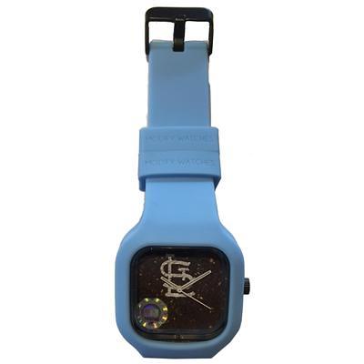 Black Louisville Cardinals Logo Silicone Apple Watch Band