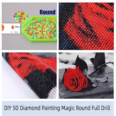 Diy Adult Diamond Painting Kit - Flower Diamond Art Landscape With Full  Drill Round Rhinestone, Cross Stitch For Home Decoration, 30x40cm
