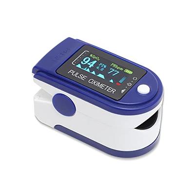  mibest OLED Finger Pulse Oximeter, O2 Meter, Dual Color  White/Black : Health & Household