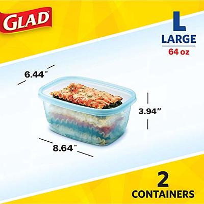  Glad Gladware Series Durable Plastic Food Storage