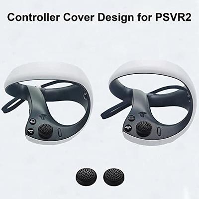  VR Face Cushion Cover and PSVR 2 Lens Protector Cover for Playstation  VR2, Sweatproof Silicone Fitness Facial Interface Pad 2 Pack & Lens Dust  Cover for PS5 VR2 Headset PSVR2 Accessories 