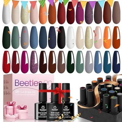20 Colours Gel Nail Polish Set With UV Nail Lamp Manicure Starter