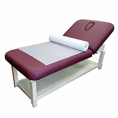  Exam Table Paper - 21''x125' Disposable Standard White Textured  Crepe Medical Barrier Cover Roll - Paper Rolls for Spas, Daycares, Doctors,  Chiropractors, Examination and Massage Tables (2 rolls) : Industrial &  Scientific