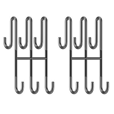 Shower Door Hooks, 2 Pack Towel Hooks for Bathroom Frameless Glass  Drilling-Free Hanger, 304 Stainless Steel Over The Glass Door Hooks for  Bathing