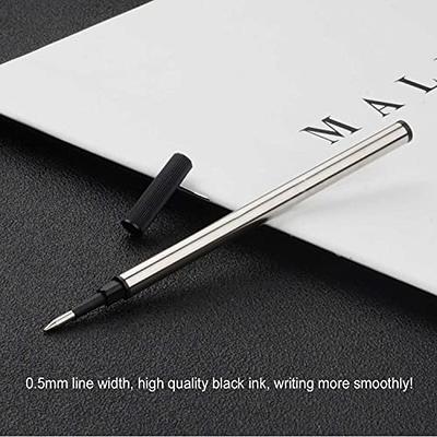 YIVONKA 10 Pieces Replaceable Ballpoint Pen Refills Medium Point Metal  Refill Smooth Writing Black or Blue Ink Pen Refills 0.5 mm (10 Blue 0.5mm  Refills) - Yahoo Shopping