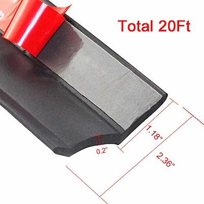 Weather Stripping Door Seal Strip, Self-Adhesive Rubber D Shape Door  Weather Seal Strip, Seal Strip for Windows for Door Frame Insulation with  Large