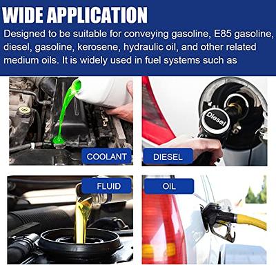 Byredio 3/8 Fuel Line - 10ft 300 psi High-Pressure 300PSI Transmission  Cooler Hose NBR Hose For Oil, Gas, Fuel, Diesel, Hydraulic (10mm ID) -  Yahoo Shopping