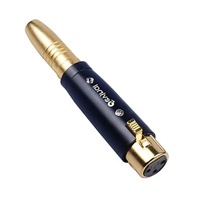 Devinal XLR Female to 1/4 Female calbe, 3 Pin XLR Female to 6.35mm Socket  Audio Cord, XLR Jack to TS/TRS Quarter inch Adapter Connector Converter