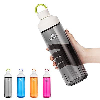 Live Infinitely 24 oz Water Bottle with Time Marker - Insulated Measured Water Tracker Screen - BPA Free Gym Water Bottle - Lock