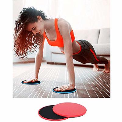 2 x Dual Sided Gliding Discs Exercise Sliders Core Sliders Fitness Ultimate  Trainer Gym Home Abdominal & Total Full Body Workout Equipment on ALL