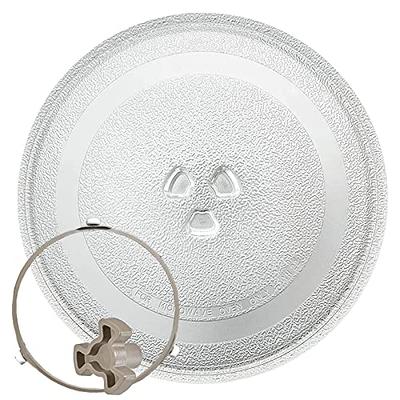 12'' Replacement Microwave Glass Plate Compatible with LG,Whirlpool-  Microwave Plate Turntable Tray, Dishwasher Safe, Heating Food