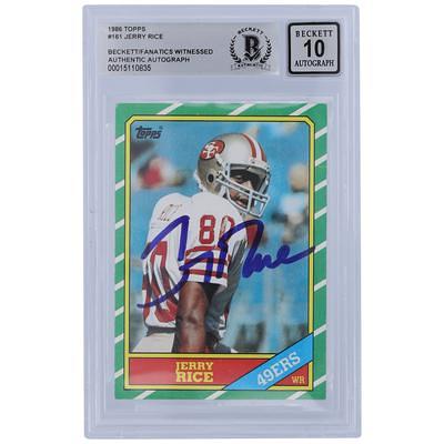 Jerry Rice San Francisco 49ers Autographed White Throwback