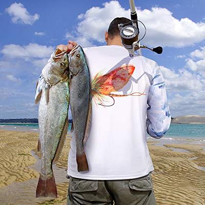 Palmyth Fishing Shirt for Men Long Sleeve Sun Protection UV UPF 50