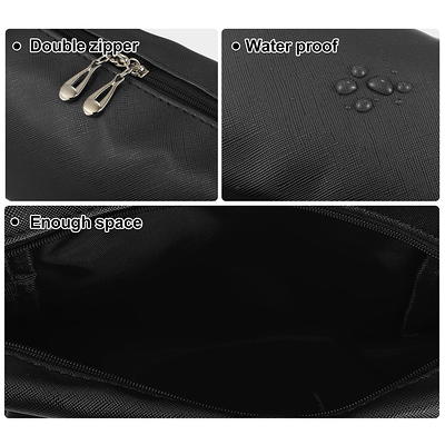 Unique Bargains Pu Leather Waterproof Makeup Bag Cosmetic Case