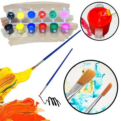 Glenmal Watercolor Paint Sets 3 x 4 Small Painting Canvas with Easel Paints  Brush Set Kids Art Party Favors and Party Supplies Washable Watercolor