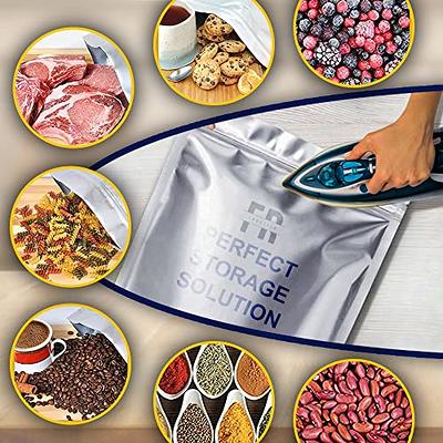 15-Pack 5 Gallon Mylar Bags with Oxygen Absorbers - 5 Mil (10 Mil Total),  Never Folded - Mylar Bags for Food Storage - 20 Individually Vacuum-Sealed  2,500cc Oxygen Absorbers & Labels - Yahoo Shopping