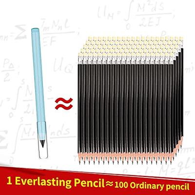 Credmate 6 Pcs Everlasting Pencil, Infinity Magic Forever Pencils with  Eraser, Reusable Cute Inkless Eternal Pencil for Kids Writing, Sketching,  Drawing (6 Pencils + 6 Erasers + 6 Replacement Nibs) - Yahoo Shopping