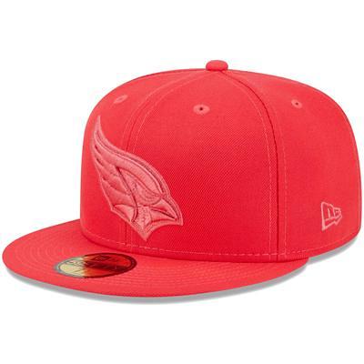 New Era Men's Arizona Cardinals 2023 Sideline Pinwheel 59Fifty Fitted Hat