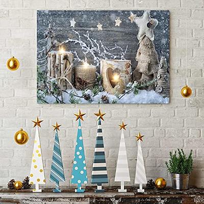 CHWGLFGG Christmas Diamond Painting Kits for Adults Beginners, Winter  Snowman Wearing Santa Hat 5D Diamond Art Kits, DIY Full Round Drill Gem Art  Let