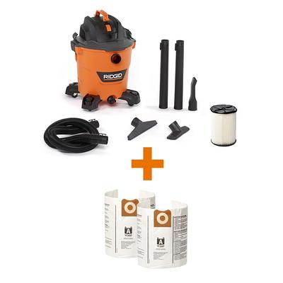 RIDGID 16 Gallon 6.5 Peak HP NXT Wet/Dry Shop Vacuum with Detachable  Blower, Filter, Hose, Accessories and Gutter Cleaning Kit, Oranges/Peaches  - Yahoo Shopping