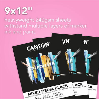 Canson Graduate Mixed Media Pad - 9 x 12, 20 Sheets