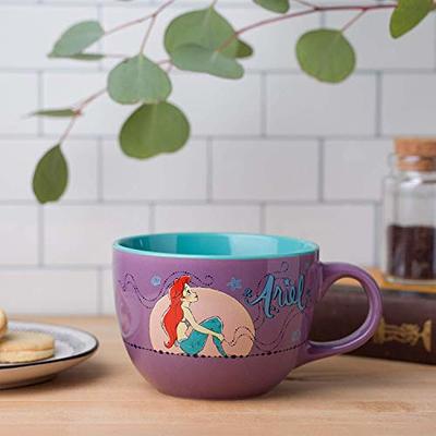 Disney The Little Mermaid Ariel 24-Ounce Ceramic Soup Mug with Spoon