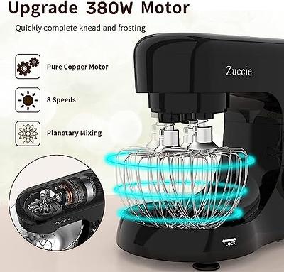 Electric Stand Mixer 7-Speed Setting Power Egg Beater Kitchen Mixer with  Dough Hooks Beaters