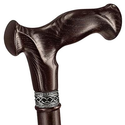 Asterom Walking Cane - Handmade Ergonomic, Canes for Men - Wooden Cane,  Walking Sticks for Seniors, Unique, Sturdy, Wood Canes (Walnut, 37 Inch) -  Yahoo Shopping