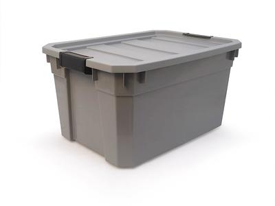 Iris 12.95qt 8pk Stack And Pull Plastic Storage Bin : Target