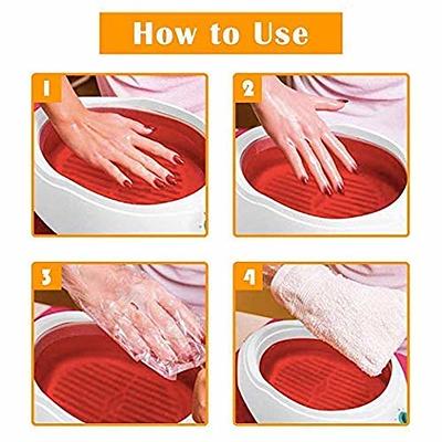 Paraffin Wax Machine for Hand and Feet with 4 Pack of Paraffin Wax, wewax 4500ml Detachable Pot Paraffin Wax Machine for Paraffin Bath and Arthritis