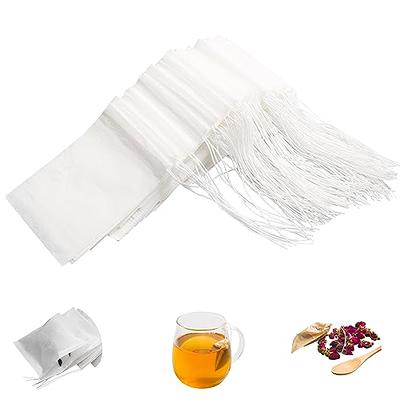  Simple, Fast, Natural Tea Bags Empty for Loose Leaf Tea,  Coffee, & Spices, 100 Empty Tea Bags With Drawstring - Disposable Tea  Infuser Sachets : Home & Kitchen