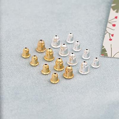 Hypoallergenic Simple Plastic Earrings Back Clear Ear Pins - Temu