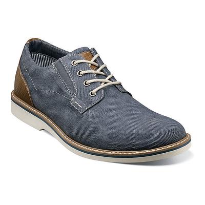 Nunn Bush® Barklay Men's Canvas Oxford Shoes, Size: 13, Blue - Yahoo ...