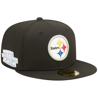 New Era Pittsburgh Steelers 2022 Sideline 9FIFTY Ink Dye Snapback Hat Black