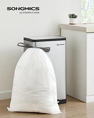 SONGMICS Drawstring Trash Bags, 8 Gallon Garbage Bags for 8-Gallon