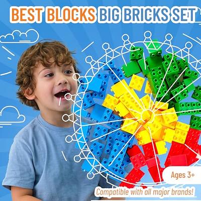 Marble Run for Kids Ages 4-8, 167 PCS Classic Big Size Blocks Set