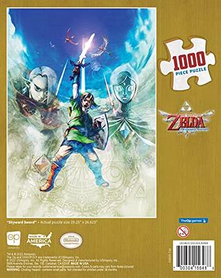 The Legend of Zelda “Skyward Sword” 1,000 Piece Jigsaw Puzzle, Collectible  Puzzle Artwork Featuring Link, Ghirahim, and Fi