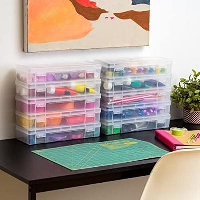 IRIS USA 10Pack Large Plastic Art Craft Supply Organizer Storage Containers,  Latching Lid, 10 Units - Fry's Food Stores