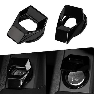 Kewucn Car Engine Start/Stop Button Cover, Carbon Fiber Auto Push