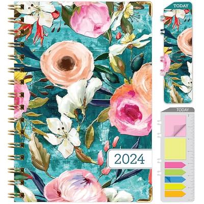 Montcool Planner 2024-2025 7.9 x 9.8, Large 18 Months Daily Weekly  Monthly Planner Yearly Agenda Jan. 2024–Jun. 2025, Page Tabs, Separator Page,  Pocket Folder, Bookmark, Sticky Note Set - Yahoo Shopping