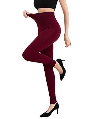  FULLSOFT 2 Pack Plus Size Fleece Lined Leggings for