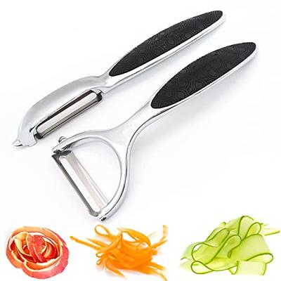 Spring Chef Premium Swivel Vegetable Peeler, Soft Grip Handle and Ultr