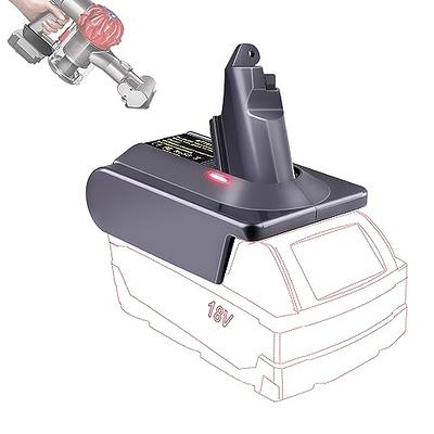 Dyson V8 Battery Adapter for Milwaukee M18 18V Battery Convert to for Dyson  V8 Animal Fluffy Motorhead