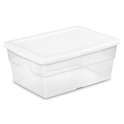 Really Useful Box® 3 Liter Snap Lid Storage Bin, Clear (3L CL)